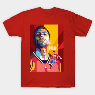 Rodri Pop art Fan illustration T-Shirt